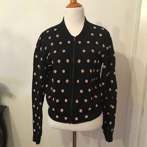 BCBG Maxazria zip front cardigan - size M